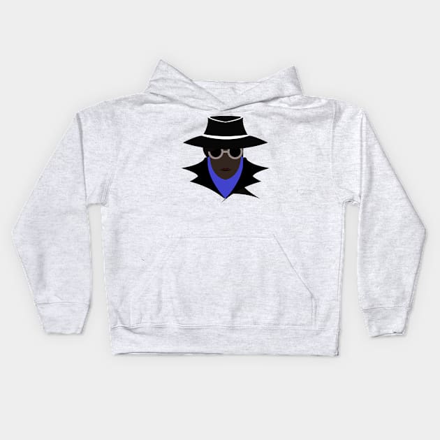 Lady Black (afro): A Cybersecurity Design Kids Hoodie by McNerdic